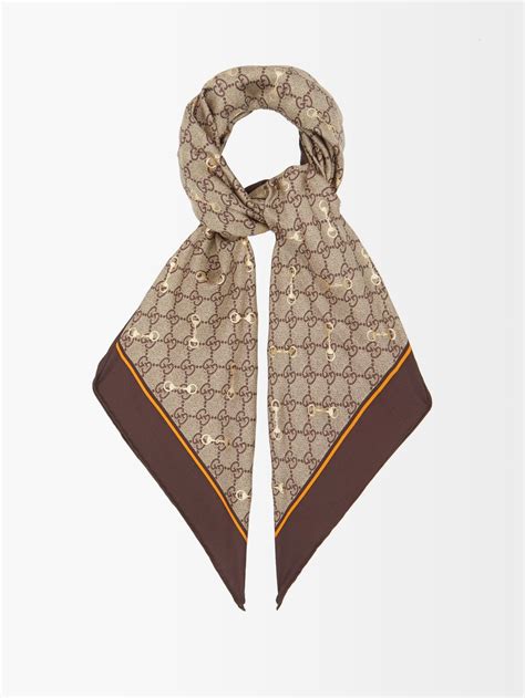 foulard gucci web|gucci jacquard scarf.